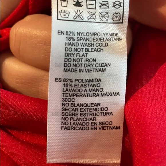 Forever 21 - tight red nylon dress - Picture 5 of 5